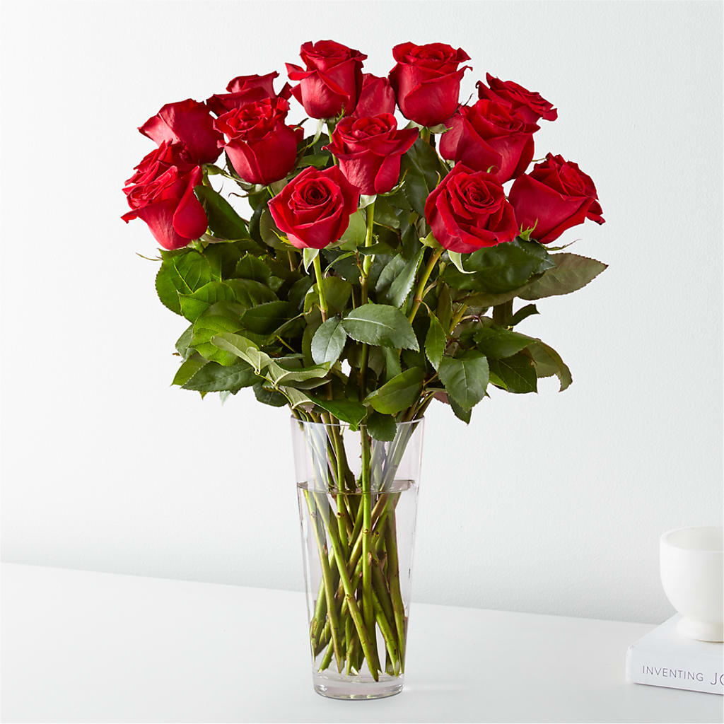 Long Stem Red Rose Bouquet – FLOWER HOUSE PLANTS & BLOOMS, Willowick OH