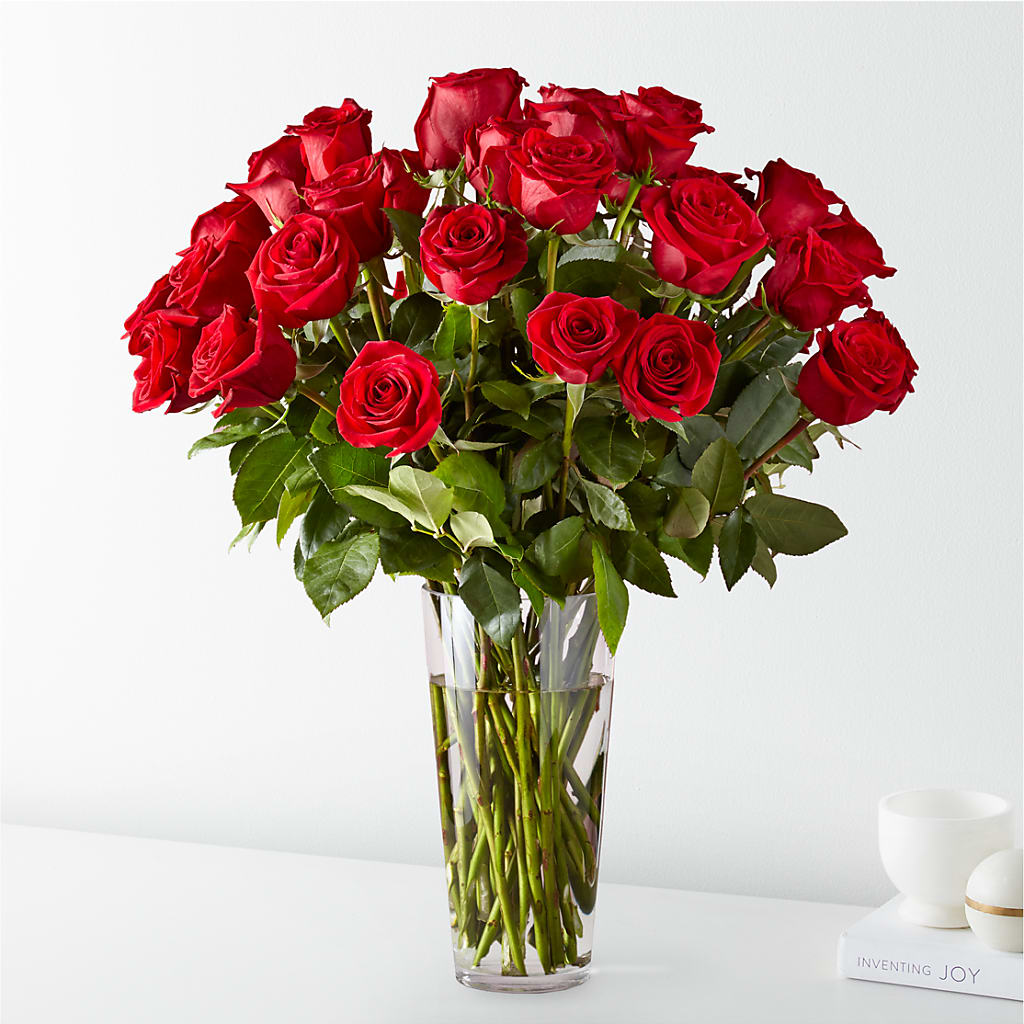 Long Stem Red Rose Bouquet – FLOWER HOUSE PLANTS & BLOOMS, Willowick OH
