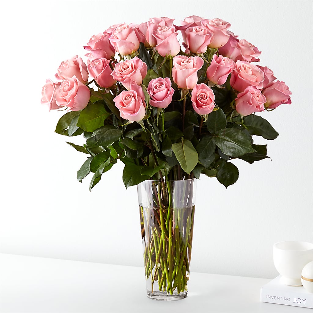 Long Stem Pink Rose Bouquet – FLOWER HOUSE PLANTS & BLOOMS, Willowick OH