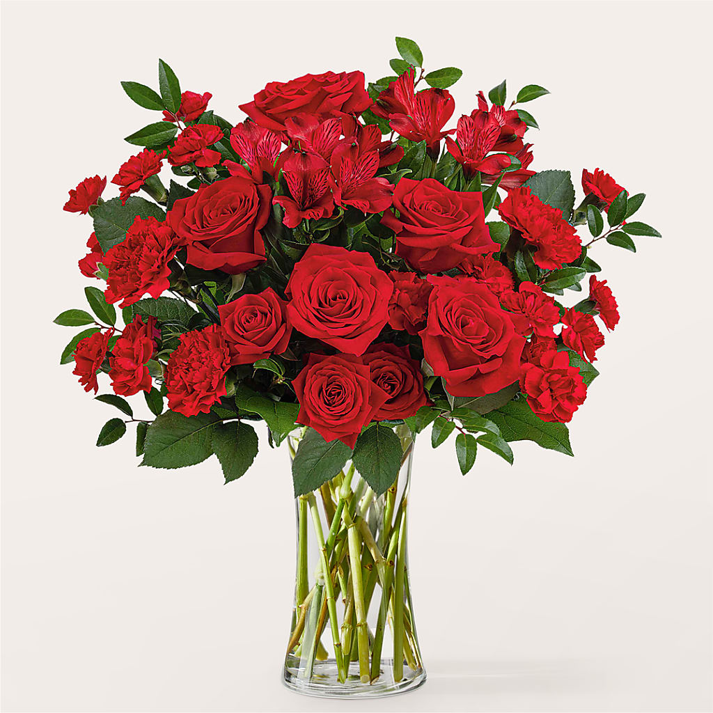 Brilliant Ruby Bouquet – FLOWER HOUSE PLANTS & BLOOMS, Willowick OH