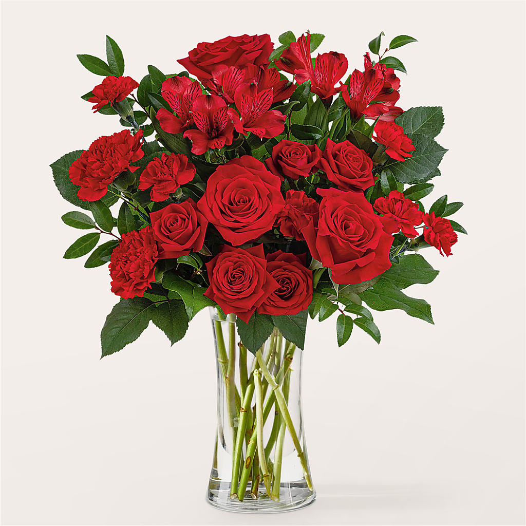 Brilliant Ruby Bouquet – FLOWER HOUSE PLANTS & BLOOMS, Willowick OH