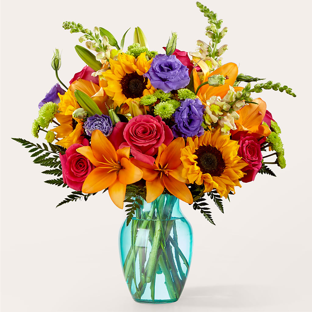 Double Rainbow Bouquet – FLOWER HOUSE PLANTS & BLOOMS, Willowick OH