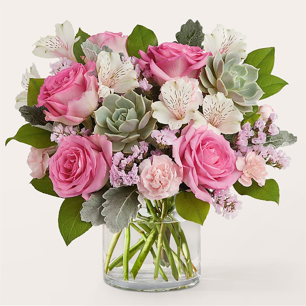 Dusty Rose Bouquet – FLOWER HOUSE PLANTS & BLOOMS, Willowick OH