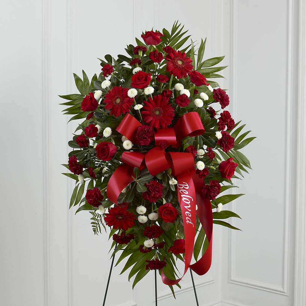 Treasured Memories Standing Spray – FLOWER HOUSE PLANTS & BLOOMS, Willowick OH