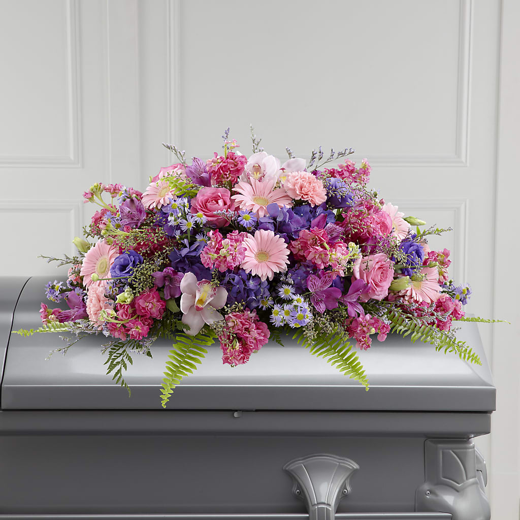 Glorious Garden Casket Spray – FLOWER HOUSE PLANTS & BLOOMS, Willowick OH