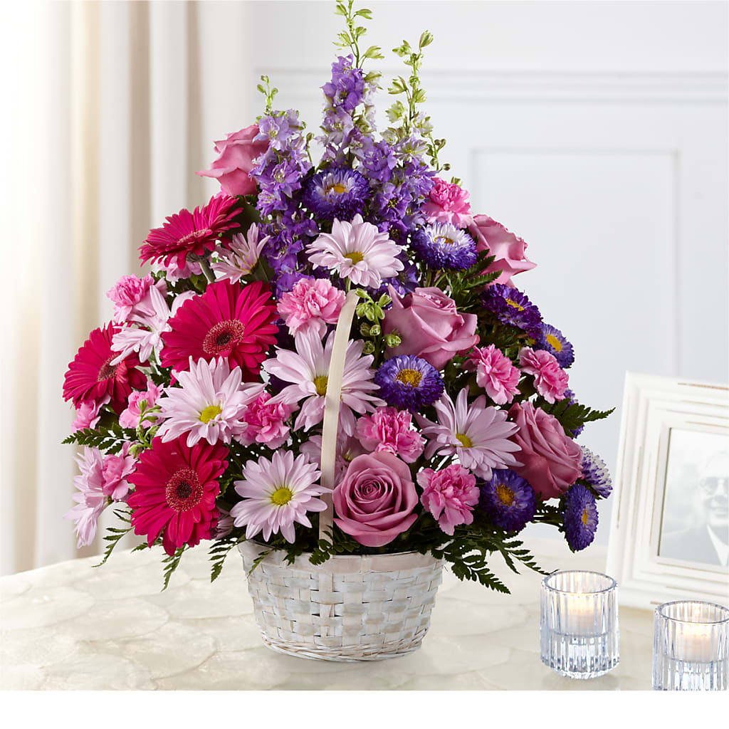Pastel Peace Basket – FLOWER HOUSE PLANTS & BLOOMS, Willowick OH