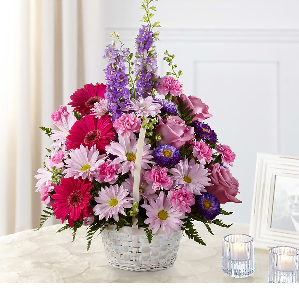 Pastel Peace Basket – FLOWER HOUSE PLANTS & BLOOMS, Willowick OH