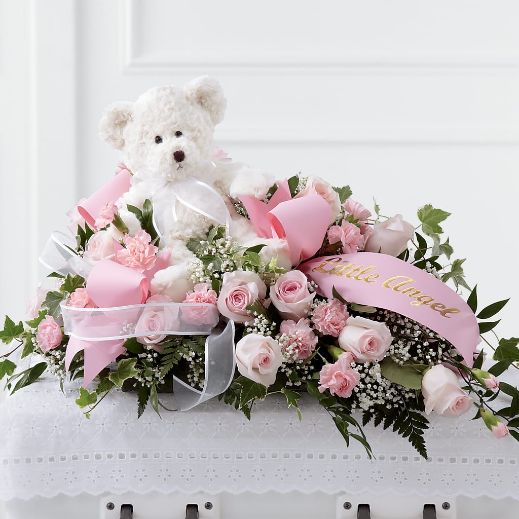 Touch of Sympathy Casket Spray – FLOWER HOUSE PLANTS & BLOOMS, Willowick OH