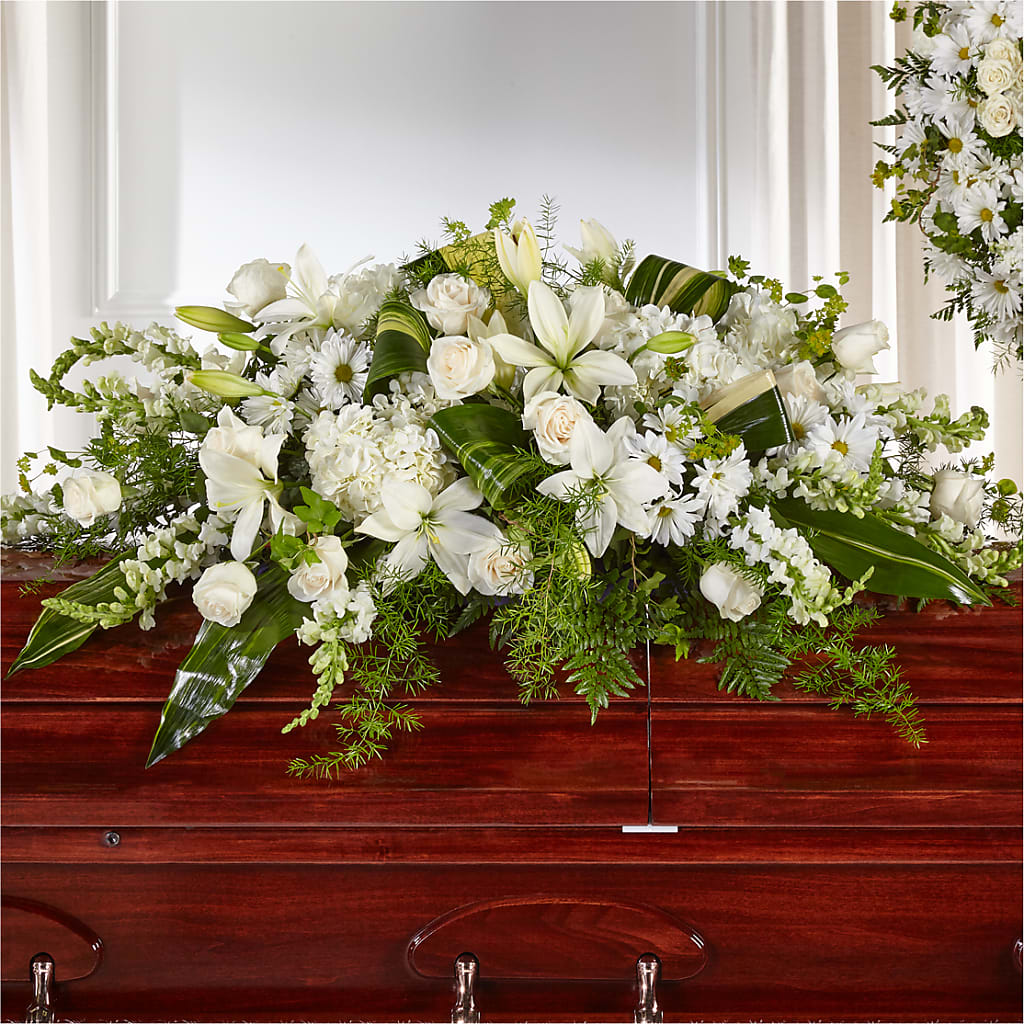 Abundance Casket Spray – FLOWER HOUSE PLANTS & BLOOMS, Willowick OH