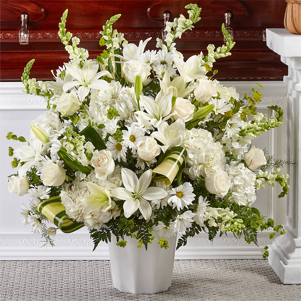 Thoughts of Tranquility Floor Basket – FLOWER HOUSE PLANTS & BLOOMS, Willowick OH