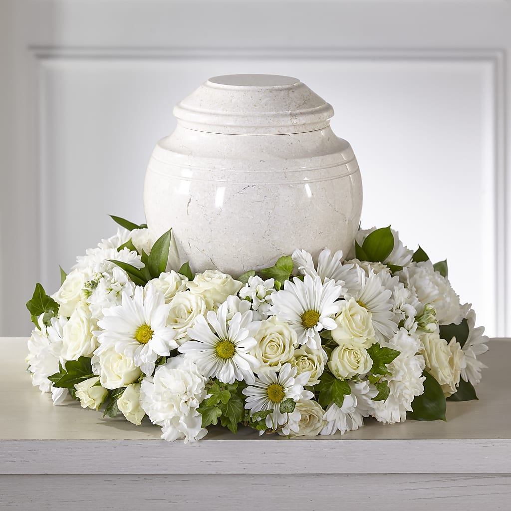 Ivory Gardens Cremation Adornment – FLOWER HOUSE PLANTS & BLOOMS, Willowick OH