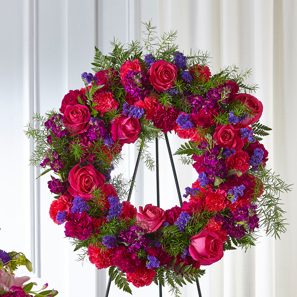 Calming Colors Wreath – FLOWER HOUSE PLANTS & BLOOMS, Willowick OH