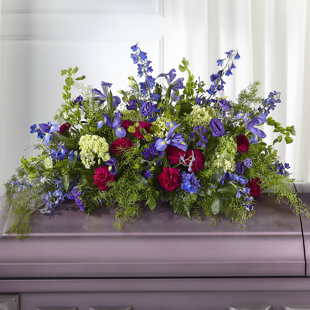 Always Treasured Casket Spray – FLOWER HOUSE PLANTS & BLOOMS, Willowick OH