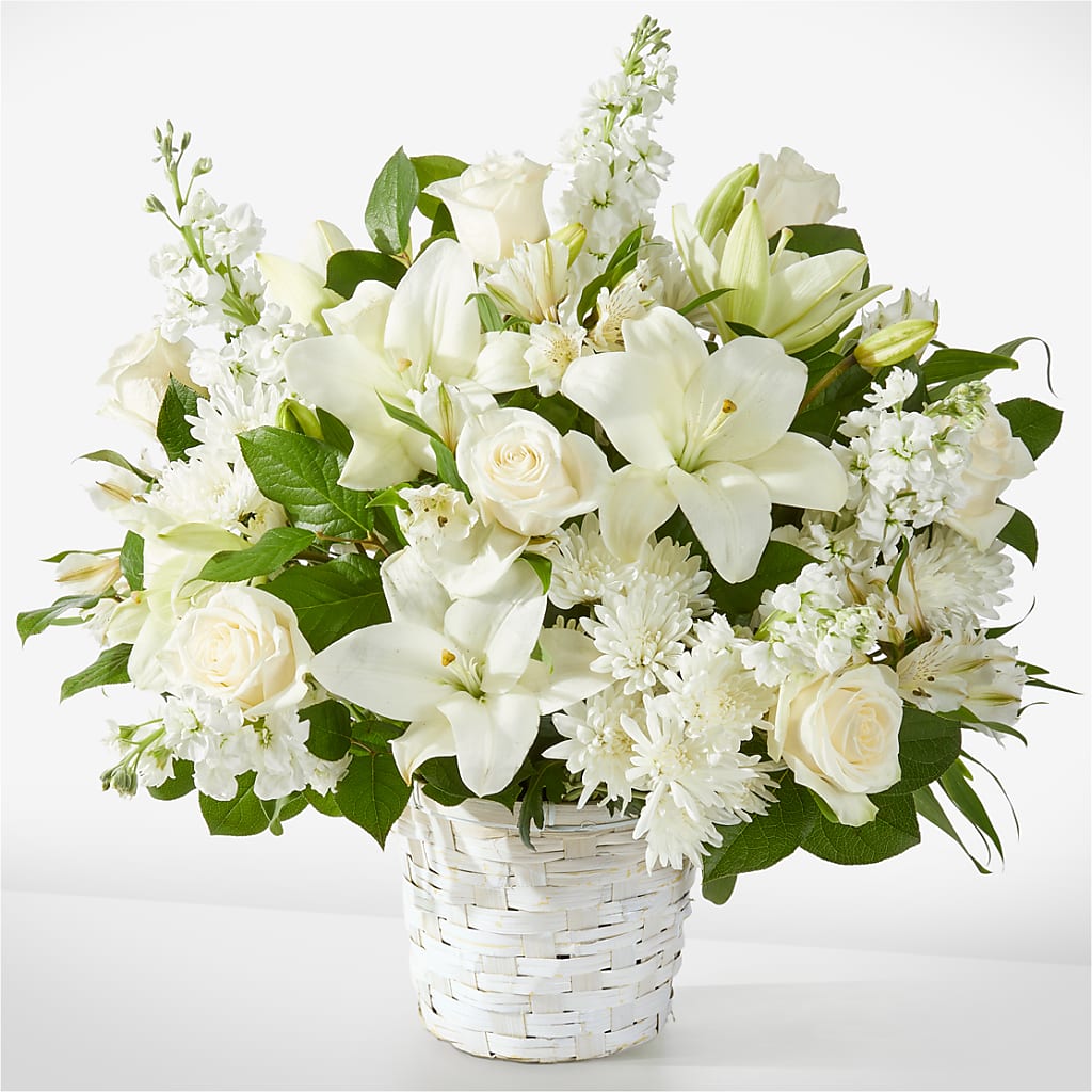 Peaceful Reflections Arrangement – FLOWER HOUSE PLANTS & BLOOMS, Willowick OH