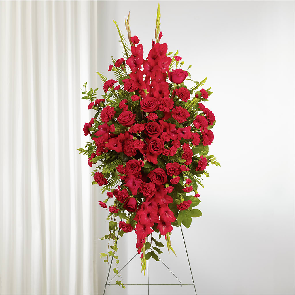 From the Heart Standing Spray – FLOWER HOUSE PLANTS & BLOOMS, Willowick OH
