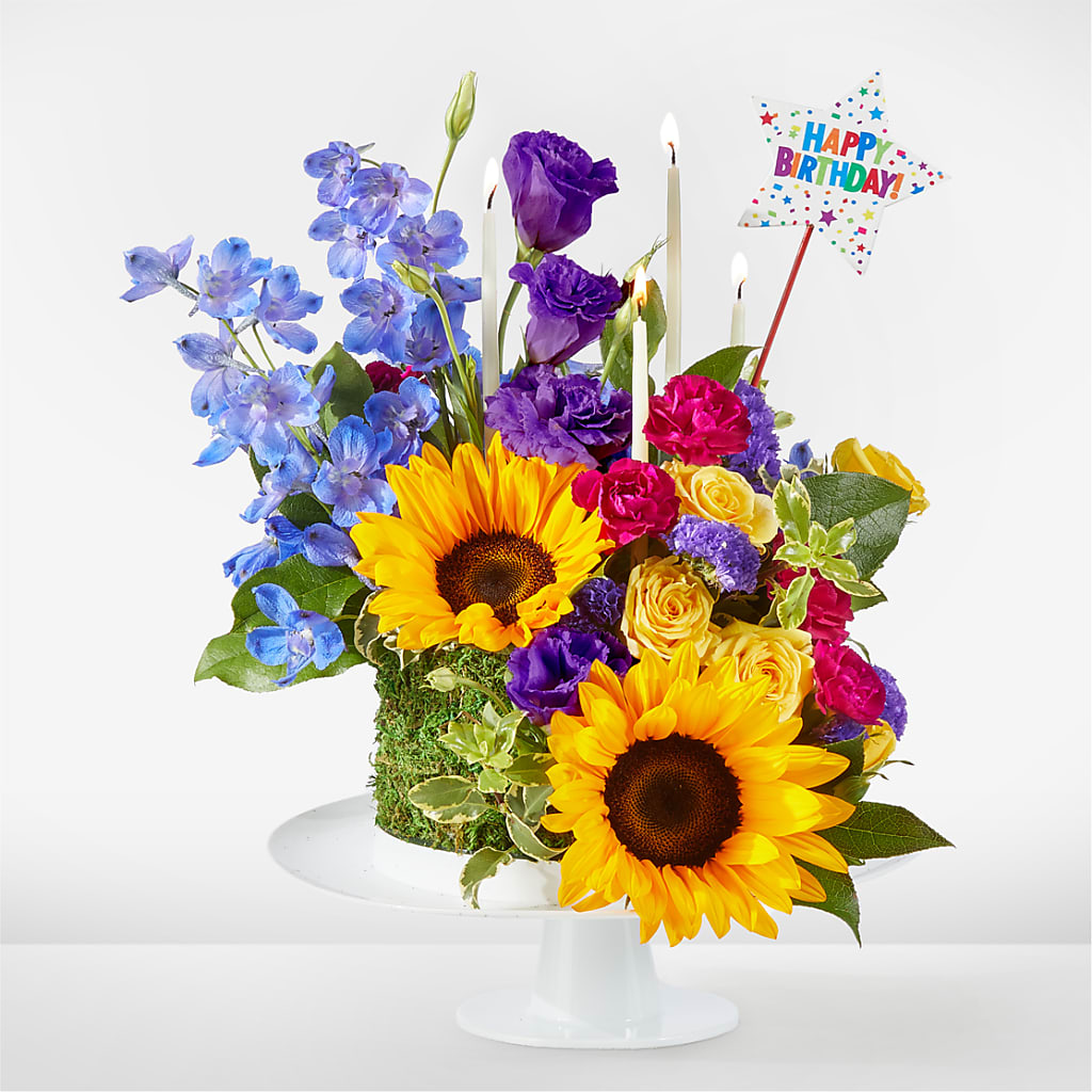 Star of the Day Floral Cake – FLOWER HOUSE PLANTS & BLOOMS, Willowick OH
