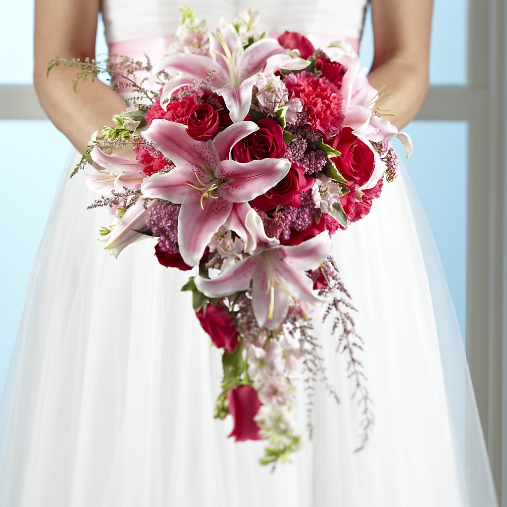 Lily & Rose Bouquet – FLOWER HOUSE PLANTS & BLOOMS, Willowick OH