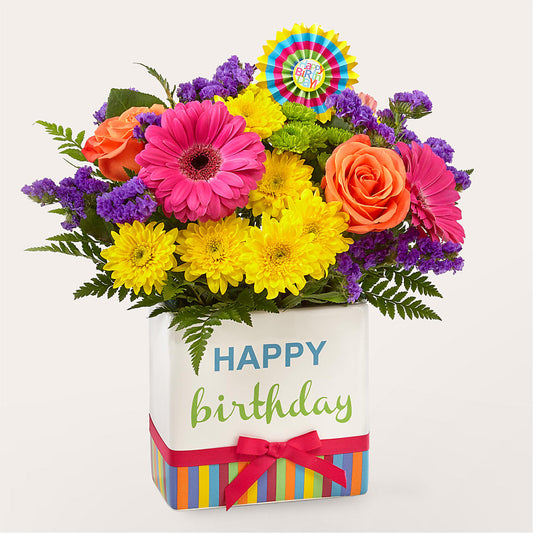 Birthday Brights Bouquet – FLOWER HOUSE PLANTS & BLOOMS, Willowick OH
