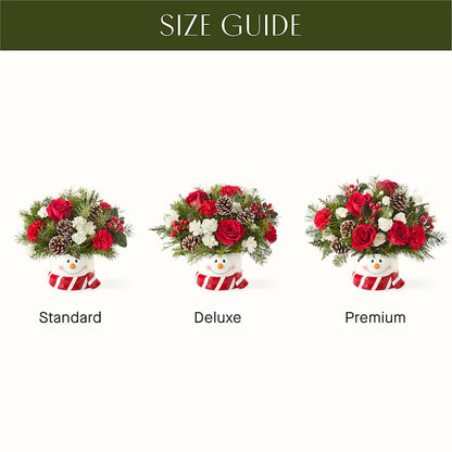 Jolly Snowman Bouquet – FLOWER HOUSE PLANTS & BLOOMS, Willowick OH