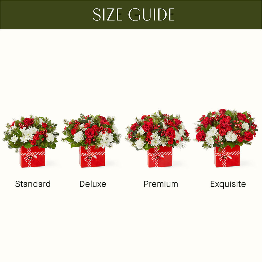Presents Under the Tree Bouquet – FLOWER HOUSE PLANTS & BLOOMS, Willowick OH