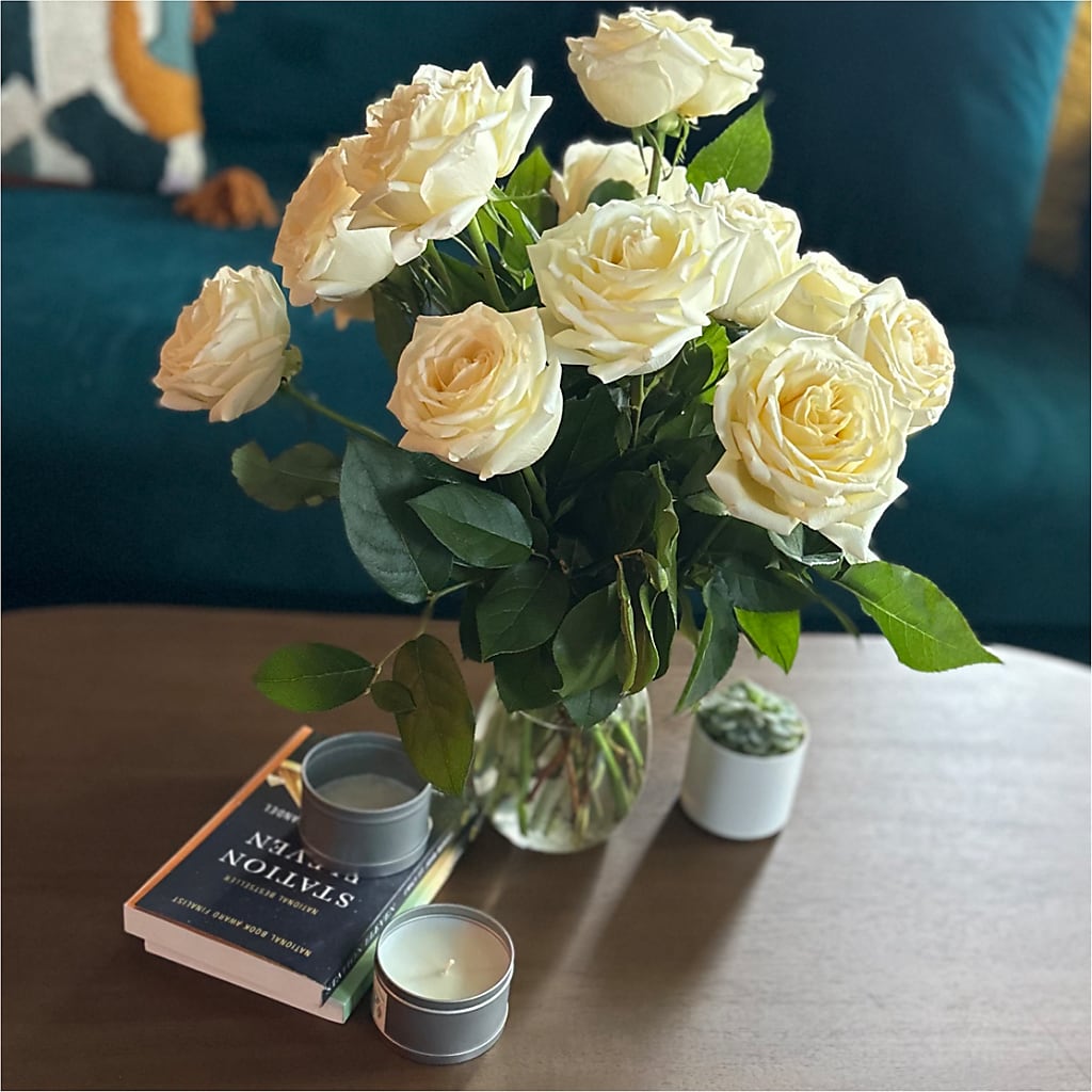 Long Stem Yellow Rose Bouquet – FLOWER HOUSE PLANTS & BLOOMS, Willowick OH