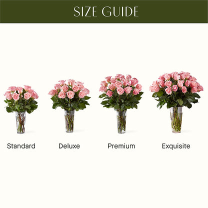 Long Stem Pink Rose Bouquet – FLOWER HOUSE PLANTS & BLOOMS, Willowick OH