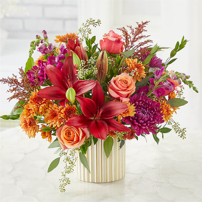 Burgundy Landscape Bouquet – FLOWER HOUSE PLANTS & BLOOMS, Willowick OH