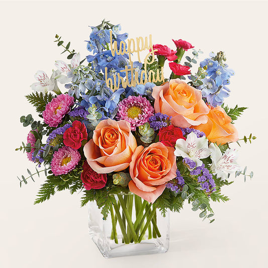 Birthday Bash Bouquet – FLOWER HOUSE PLANTS & BLOOMS, Willowick OH