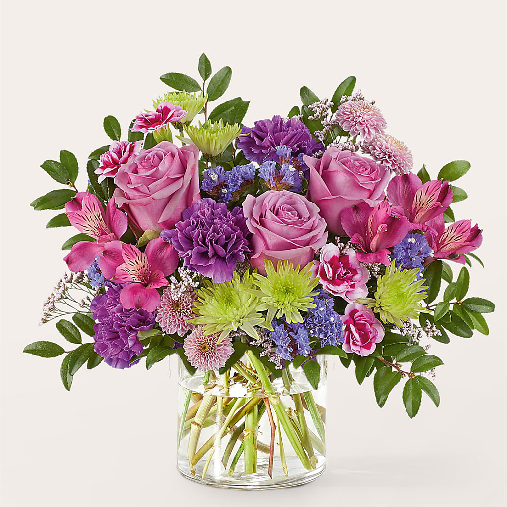 Glass Half Full Bouquet – FLOWER HOUSE PLANTS & BLOOMS, Willowick OH