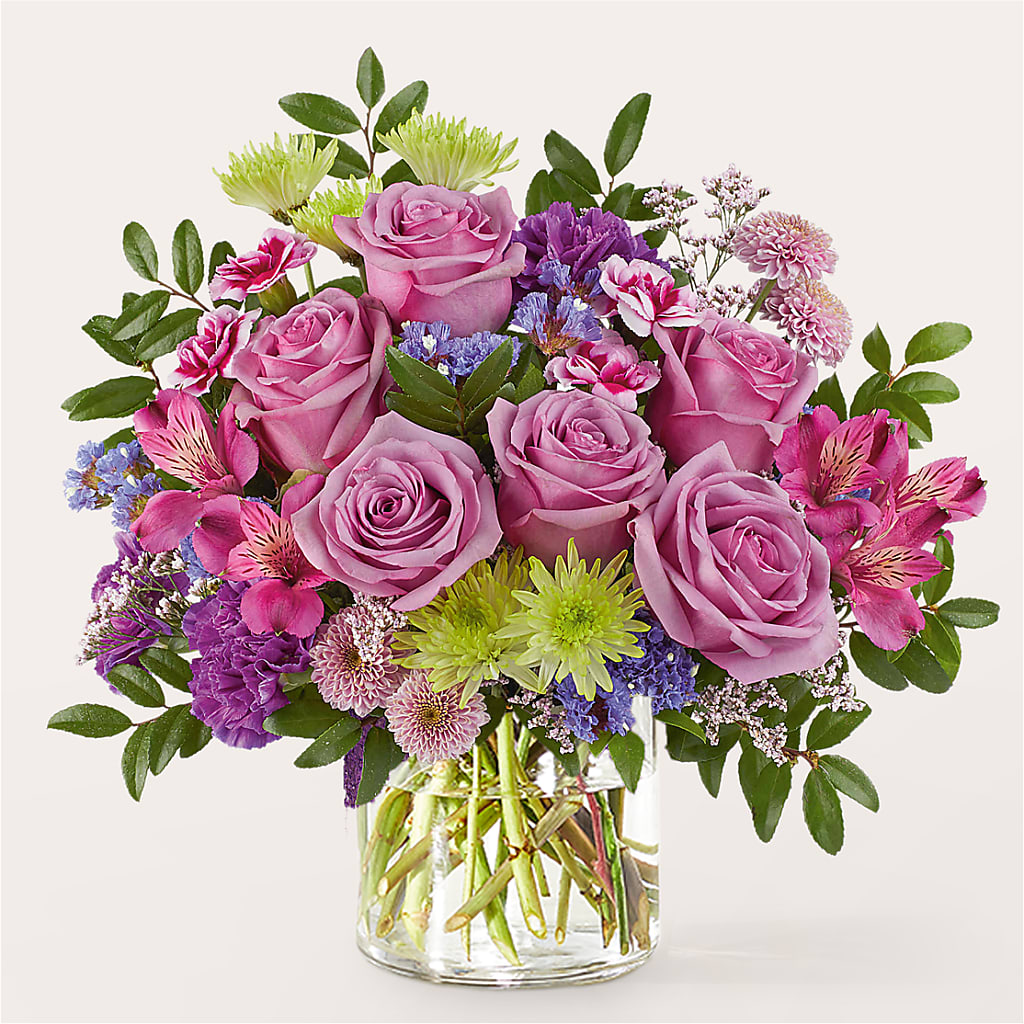 Glass Half Full Bouquet – FLOWER HOUSE PLANTS & BLOOMS, Willowick OH