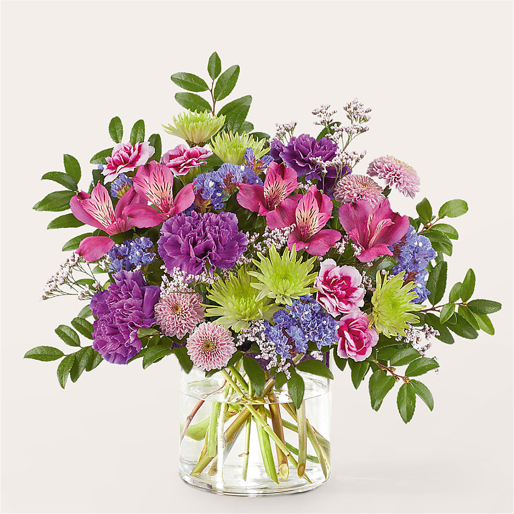 Glass Half Full Bouquet – FLOWER HOUSE PLANTS & BLOOMS, Willowick OH