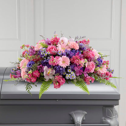 Glorious Garden Casket Spray – FLOWER HOUSE PLANTS & BLOOMS, Willowick OH