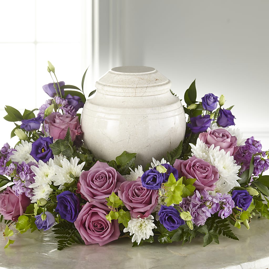 Blooming Sympathy Cremation Adornment – FLOWER HOUSE PLANTS & BLOOMS, Willowick OH
