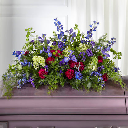 Always Treasured Casket Spray – FLOWER HOUSE PLANTS & BLOOMS, Willowick OH