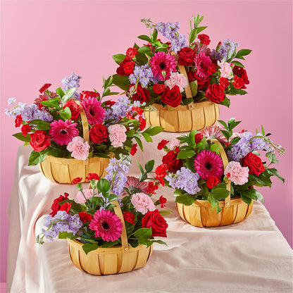 Pink Picnic Basket – FLOWER HOUSE PLANTS & BLOOMS, Willowick OH