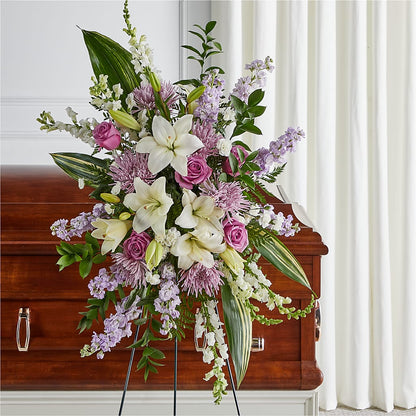 Grateful Hearts Standing Spray – FLOWER HOUSE PLANTS & BLOOMS, Willowick OH