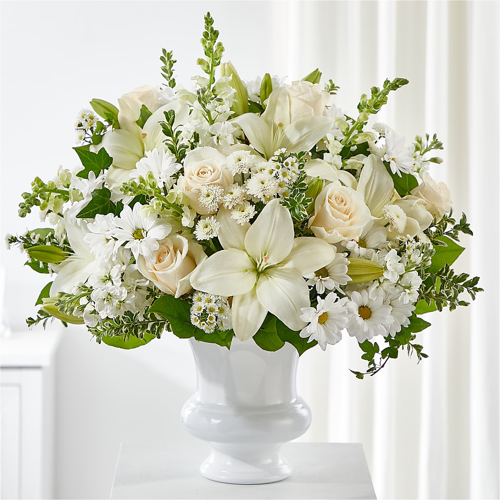 Uplifting Urn Arrangement – FLOWER HOUSE PLANTS & BLOOMS, Willowick OH