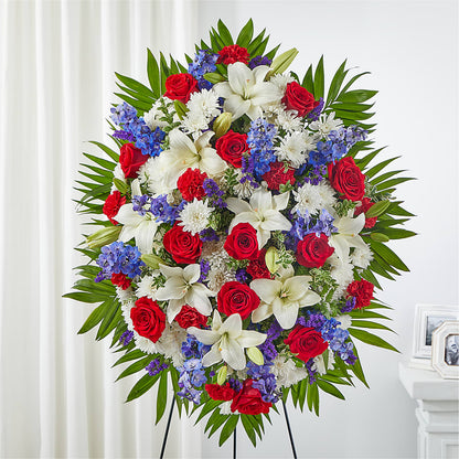 Cherished Service Standing Spray – FLOWER HOUSE PLANTS & BLOOMS, Willowick OH