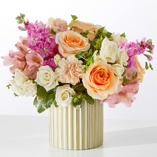 Paradise Bouquet with Ivory Vase – FLOWER HOUSE PLANTS & BLOOMS, Willowick OH
