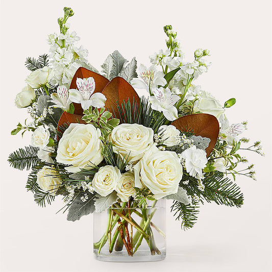 Fresh Snowfall Bouquet – FLOWER HOUSE PLANTS & BLOOMS, Willowick OH